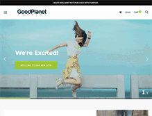 Tablet Screenshot of goodplanet.com